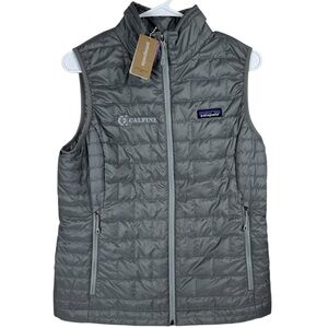 patagonia nano puff Vest Women Sz M Feather Grey NWT!!!!!